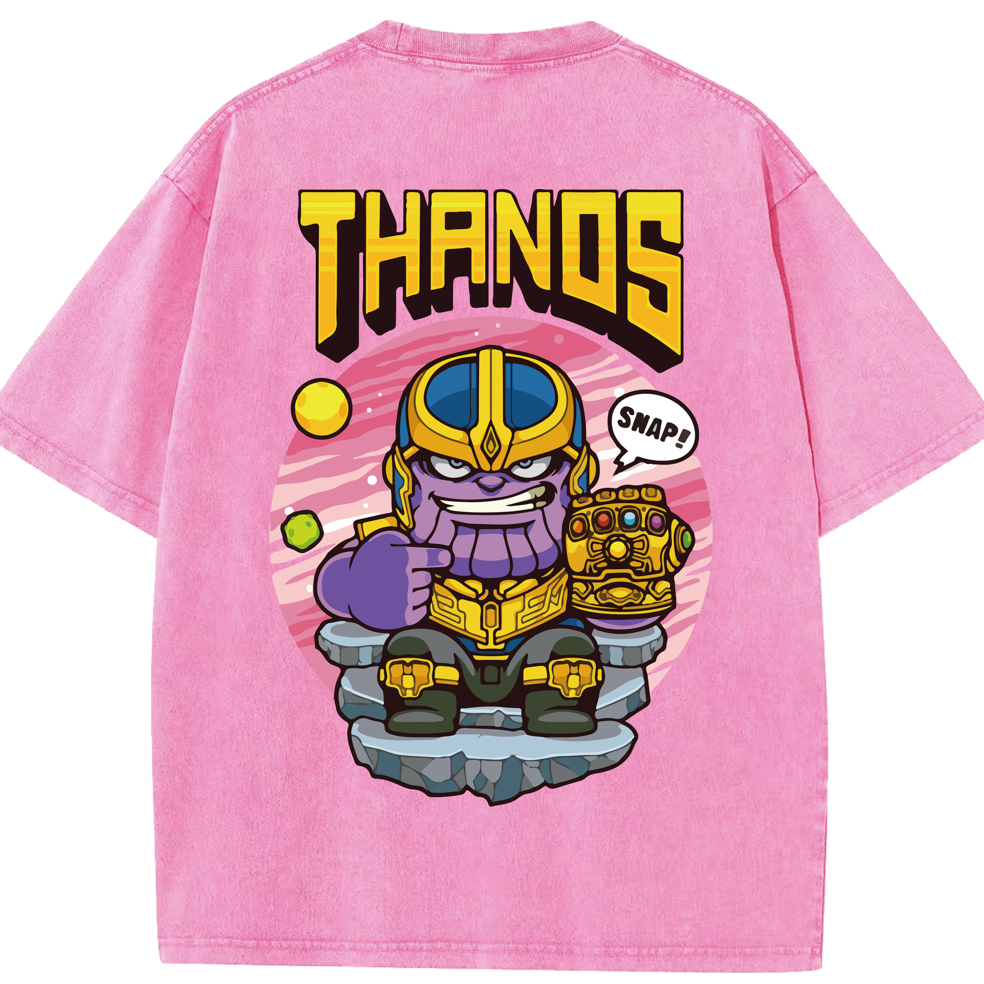 （画像用） アベンジャーズ The Avengers 綿100% ヴィンテージ風 半袖Tシャツ（背面プリント）